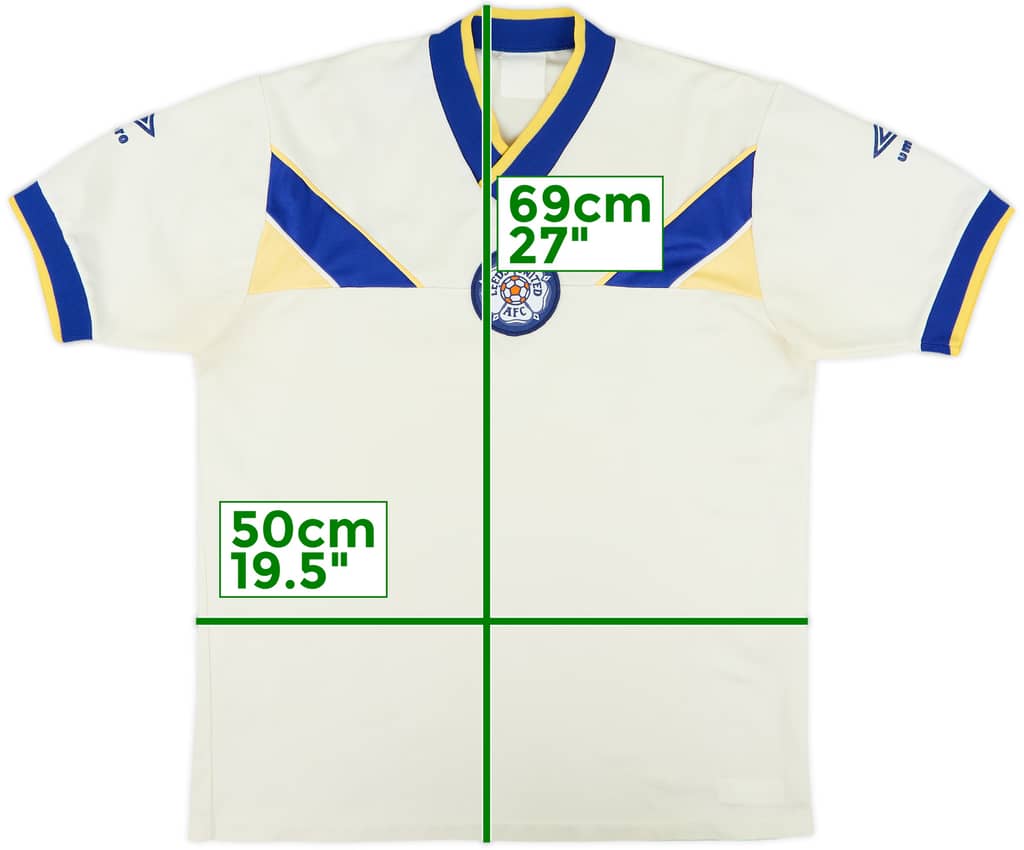 1986-87 Leeds United Home Shirt - 8/10 - (M)