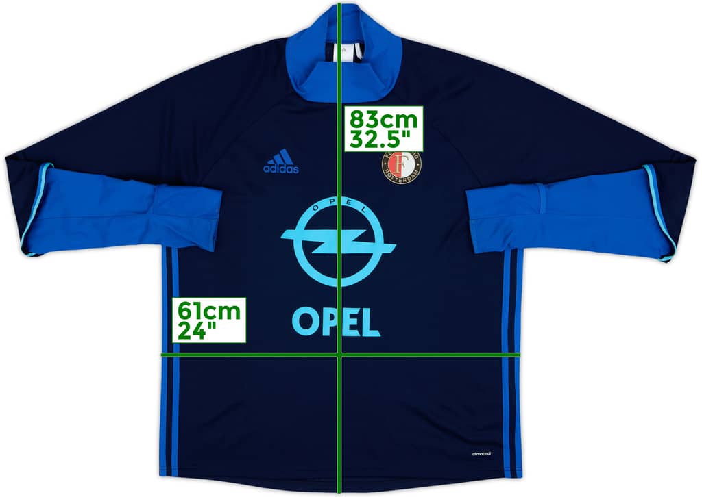 2016-17 Feyenoord adidas Training Top - 8/10 - (XL)