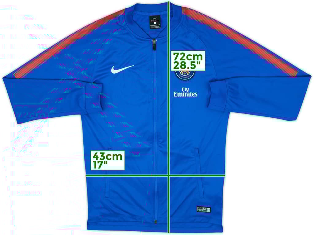 2018-19 Paris Saint-Germain Nike Track Jacket - 7/10 - (S)