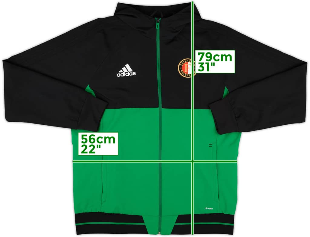 2017-18 Feyenoord adidas Track Jacket - 10/10 - (L)