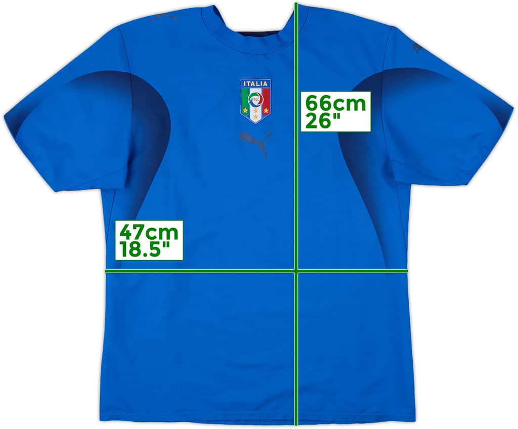 2006 Italy Home Shirt - 4/10 - (L)
