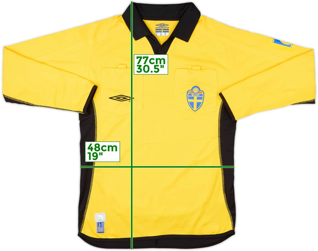 2000s Sweden Umbro Referee L/S Shirt - 9/10 - (S)