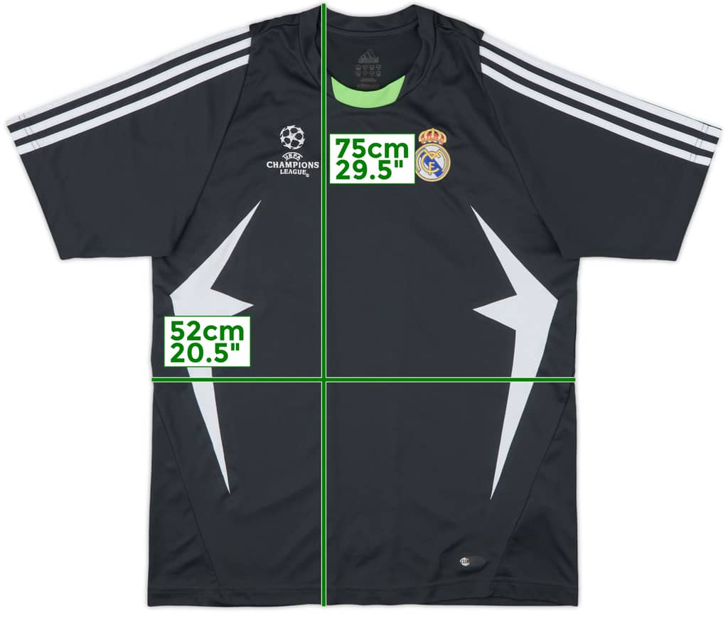 2007-08 Real Madrid adidas Training Shirt - 8/10 - (M)
