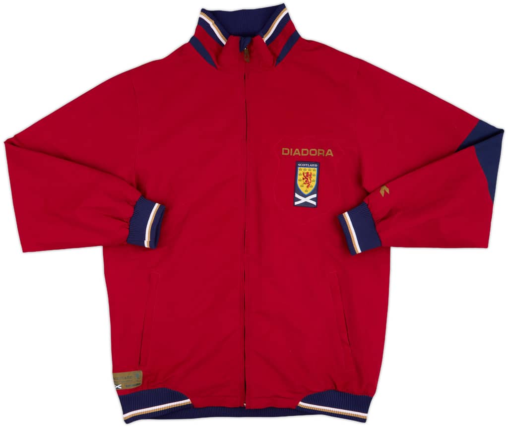2007-08 Scotland Diadora Track Jacket - 9/10 - (S)