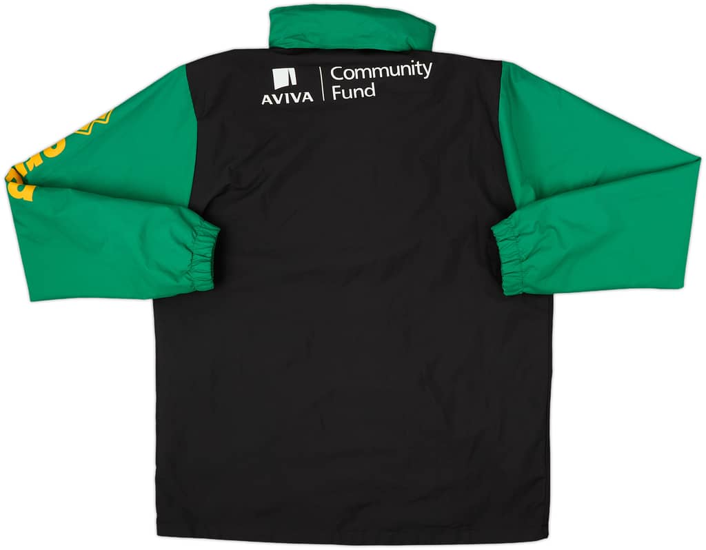 2016-17 Norwich Staff Issue Errea Rain Jacket DK - 9/10 - (L)