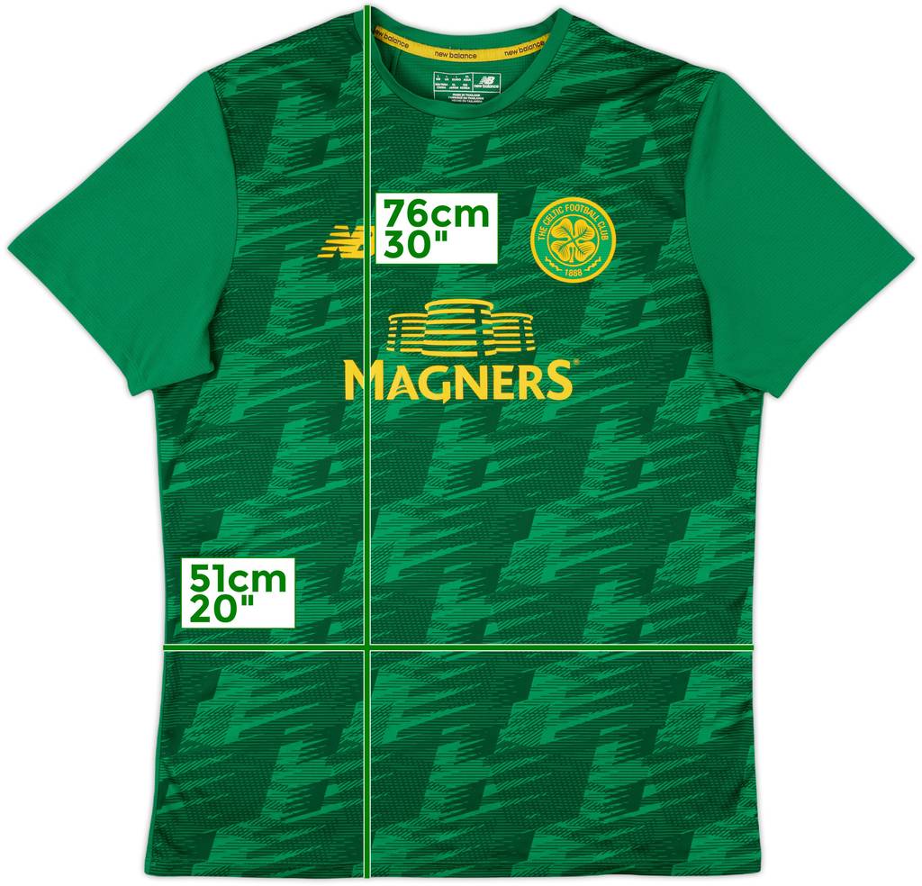 2019-20 Celtic New Balance Training Shirt - 10/10 - (L)