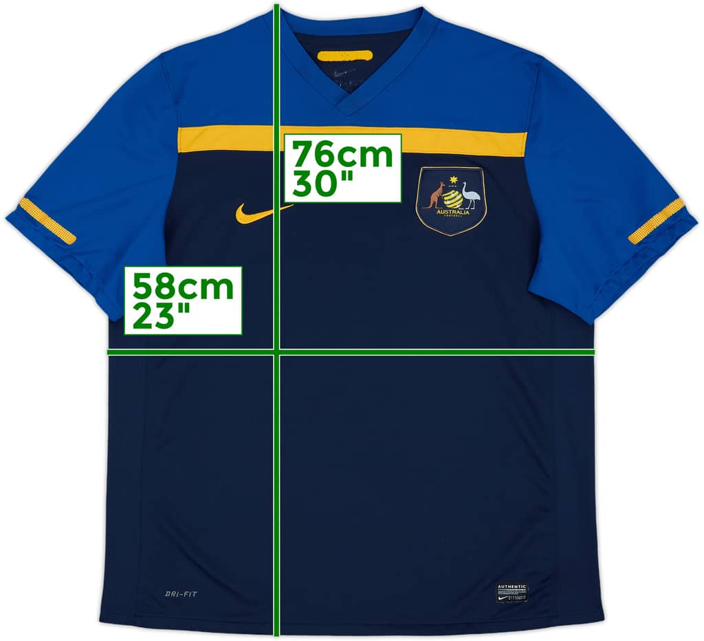 2010-11 Australia Away Shirt - 7/10 - (XL)
