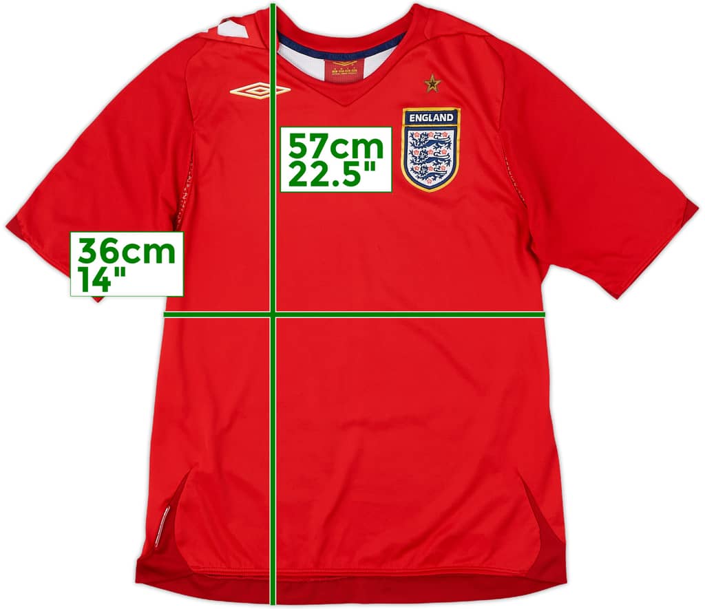2006-08 England Away Shirt - 10/10 - (Women's S)