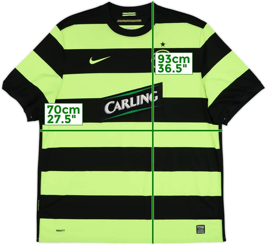 2009-11 Celtic Away Shirt - 8/10 - (XXL)
