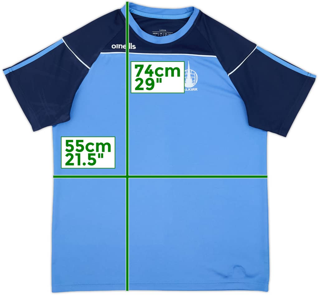 2023-24 Falkirk O'Neills Training Shirt - 8/10 - (L)