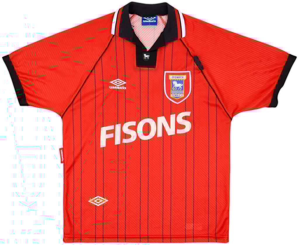 1993-95 Ipswich Away Shirt - 10/10 - (L)