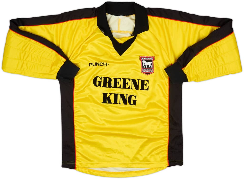 2000-01 Ipswich GK Shirt - 8/10 - (L.Boys)