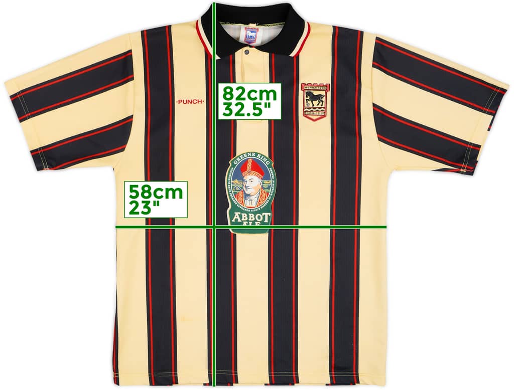 1996-98 Ipswich Away Shirt - 9/10 - (L)