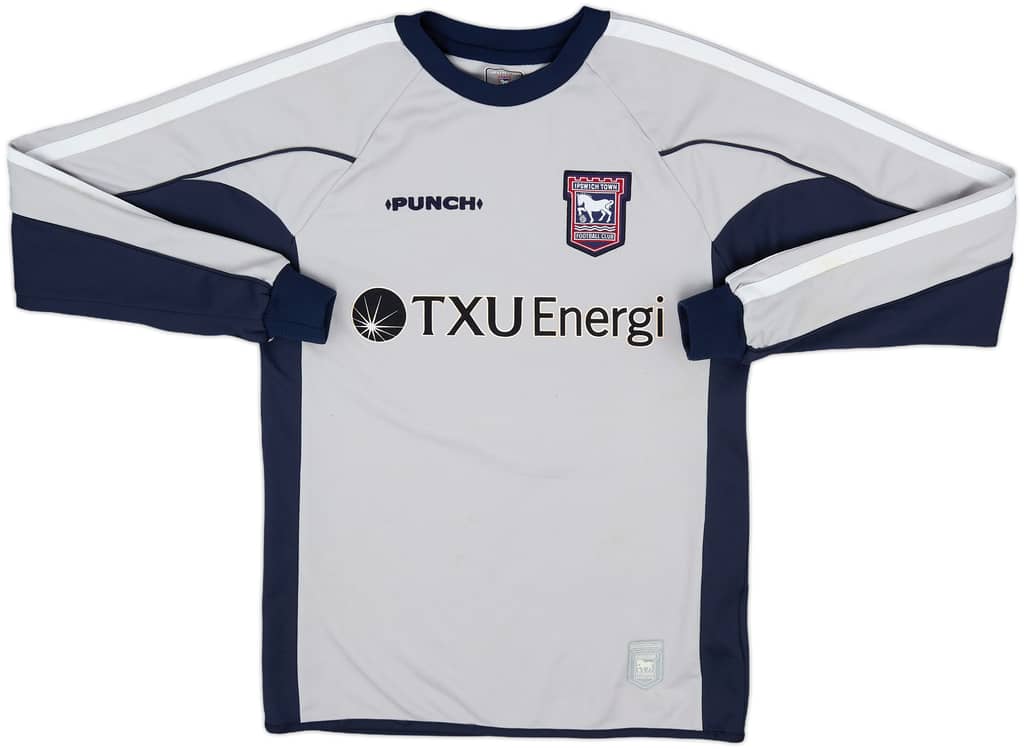 2001-02 Ipswich GK Shirt - 7/10 - (L.Boys)