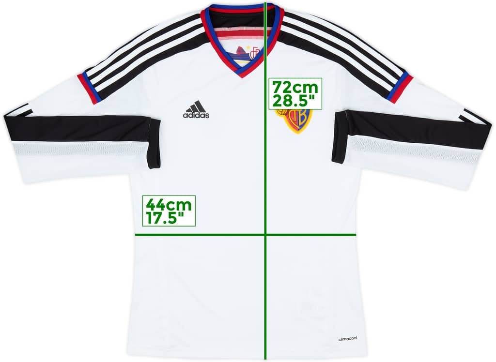 2014-15 FC Basel Away L/S Shirt - 9/10 - (M)
