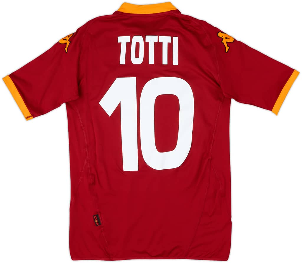2007-08 Roma Home Shirt Totti #10 - 10/10 - (S)
