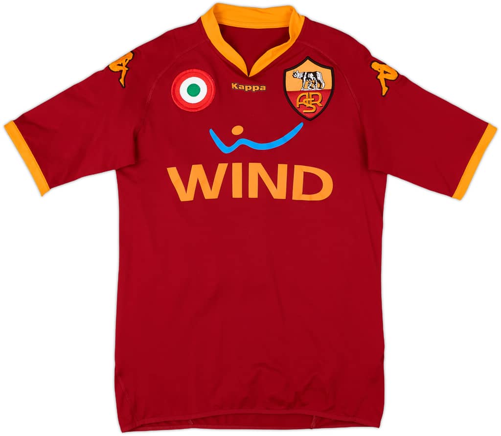 2007-08 Roma Home Shirt Totti #10 - 10/10 - (S)