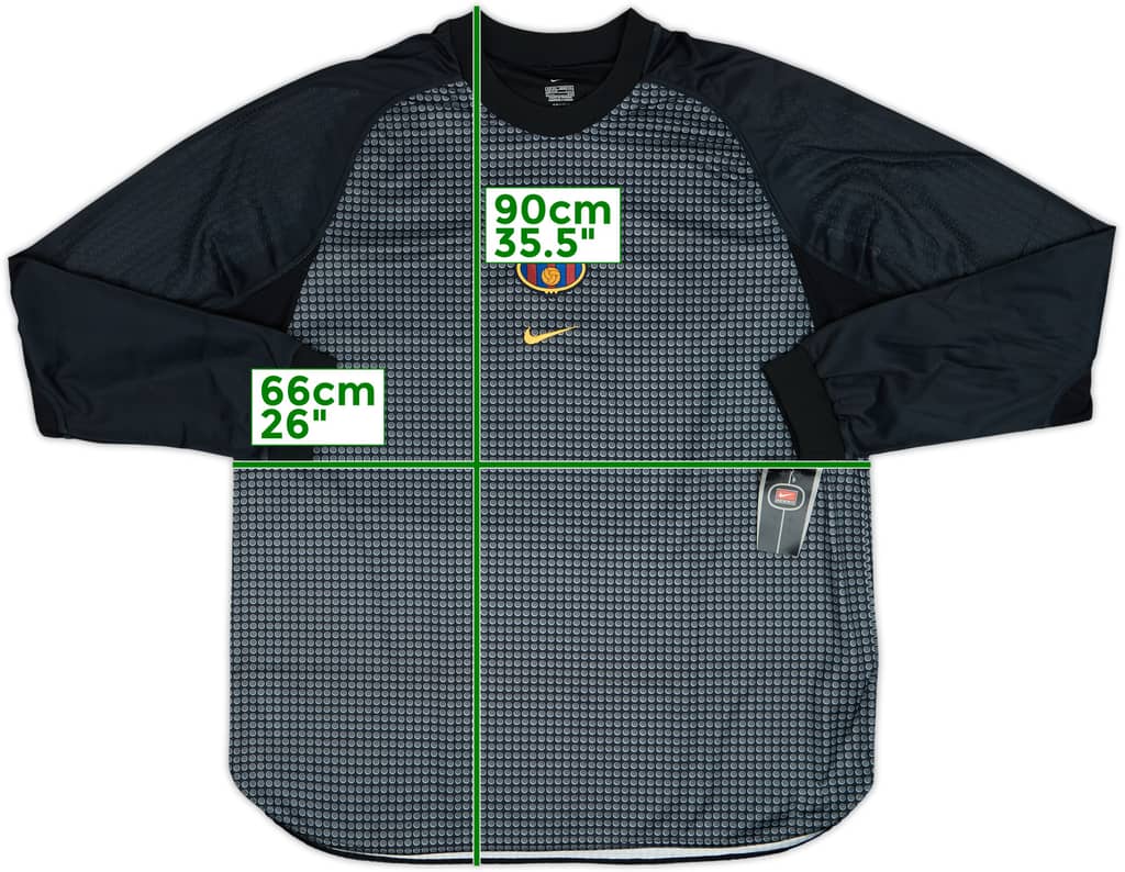 2000-01 Barcelona Player Issue GK Shirt (XXL)