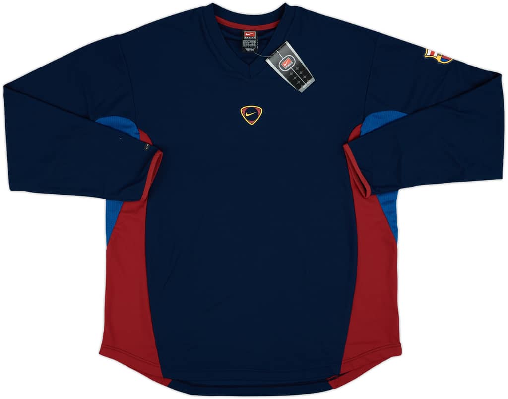 2000-01 Barcelona Nike Player Issue Training Top (XL)