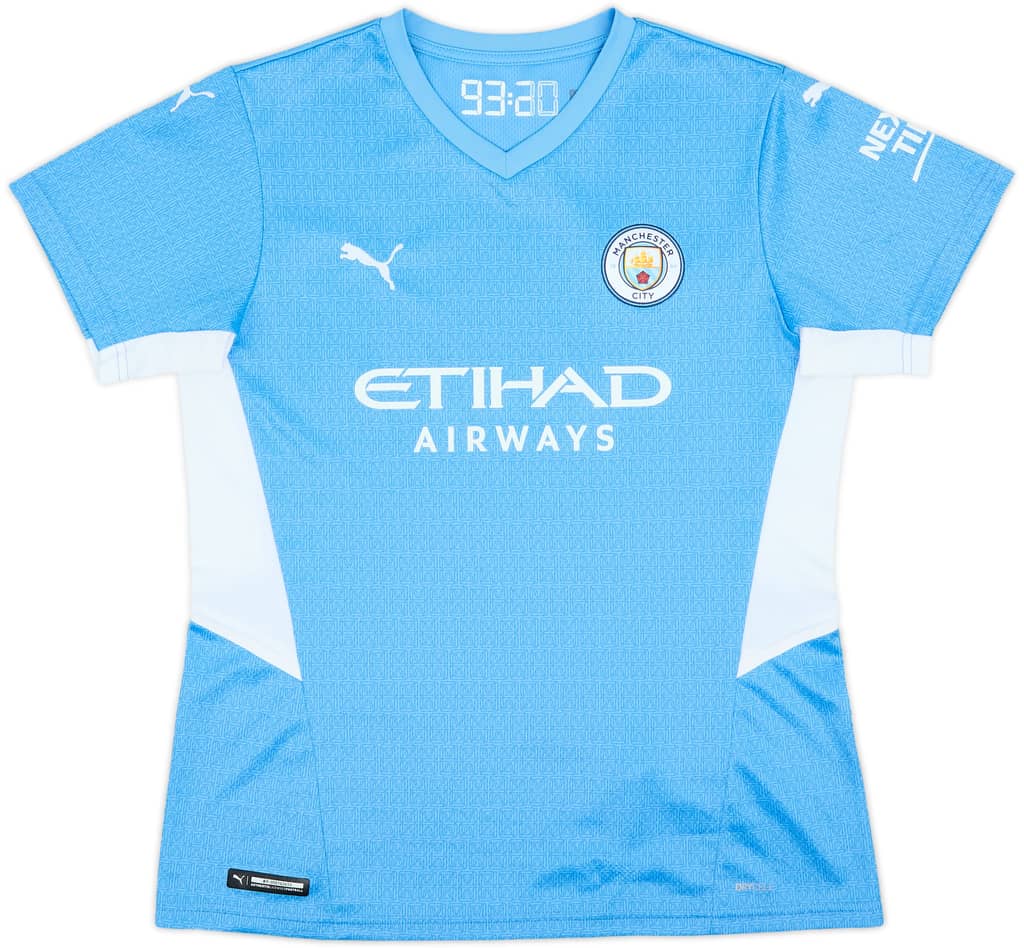 2021-22 Manchester City Home Shirt - 10/10 - (Women's M)