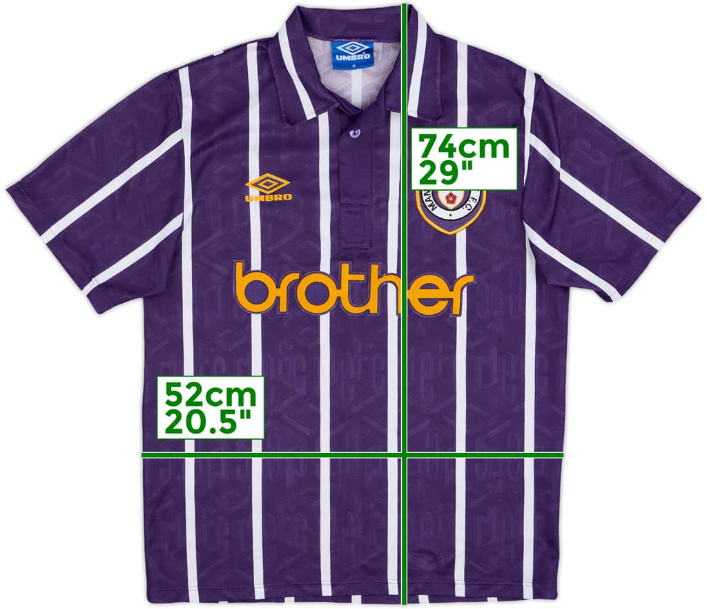 1993-94 Manchester City Away Shirt - 6/10 - (M)