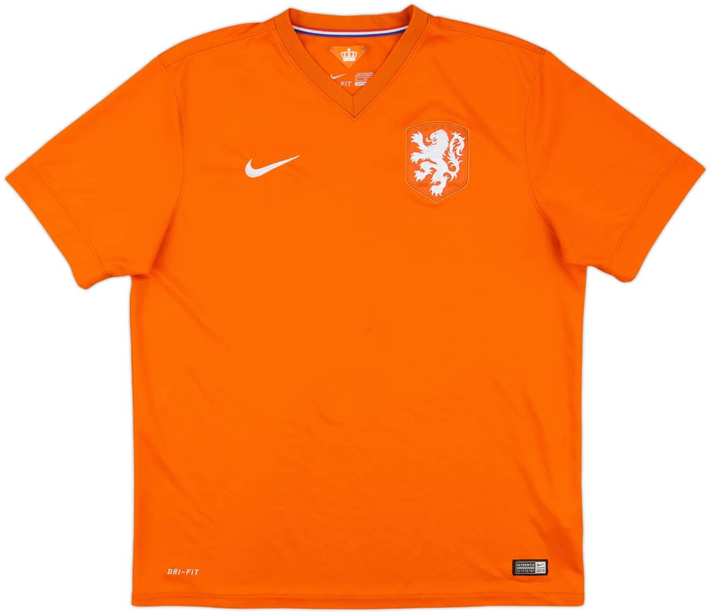 2014-15 Netherlands Home Shirt - 6/10 - (XL)