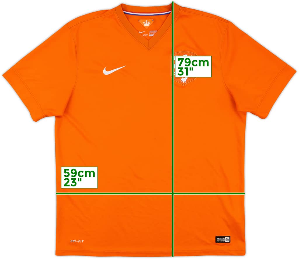 2014-15 Netherlands Home Shirt - 6/10 - (XL)