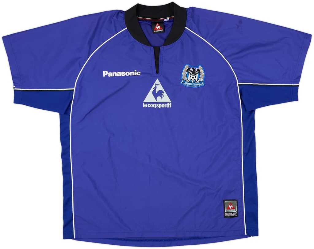 1999-00 Gamba Osaka Le Coq Sportif Drill S/S Top - 9/10 - (XL)