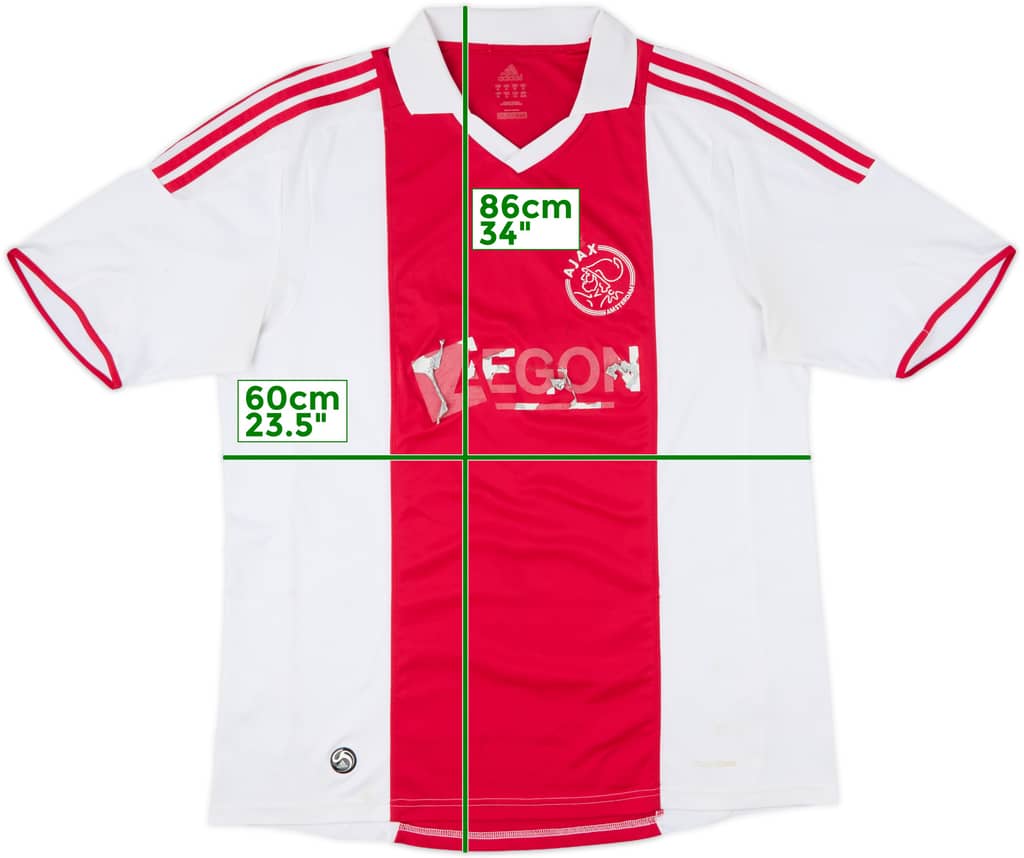 2009-10 Ajax Home Shirt - 4/10 - (XL)