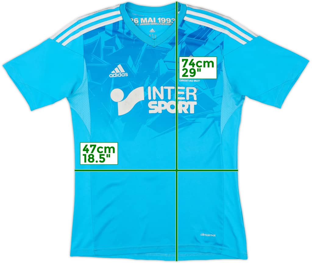 2013-14 Olympique Marseille Third Shirt - 7/10 - (XL.Boys)