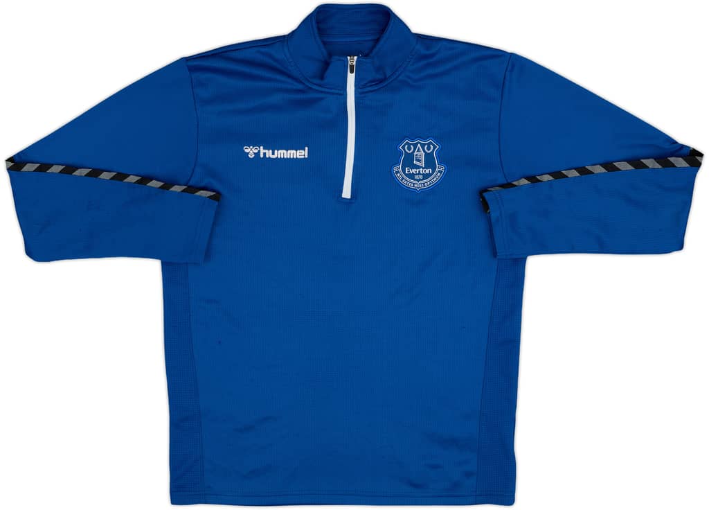 2020-21 Everton Hummel 1/4 Zip Training Top - 7/10 - (M)