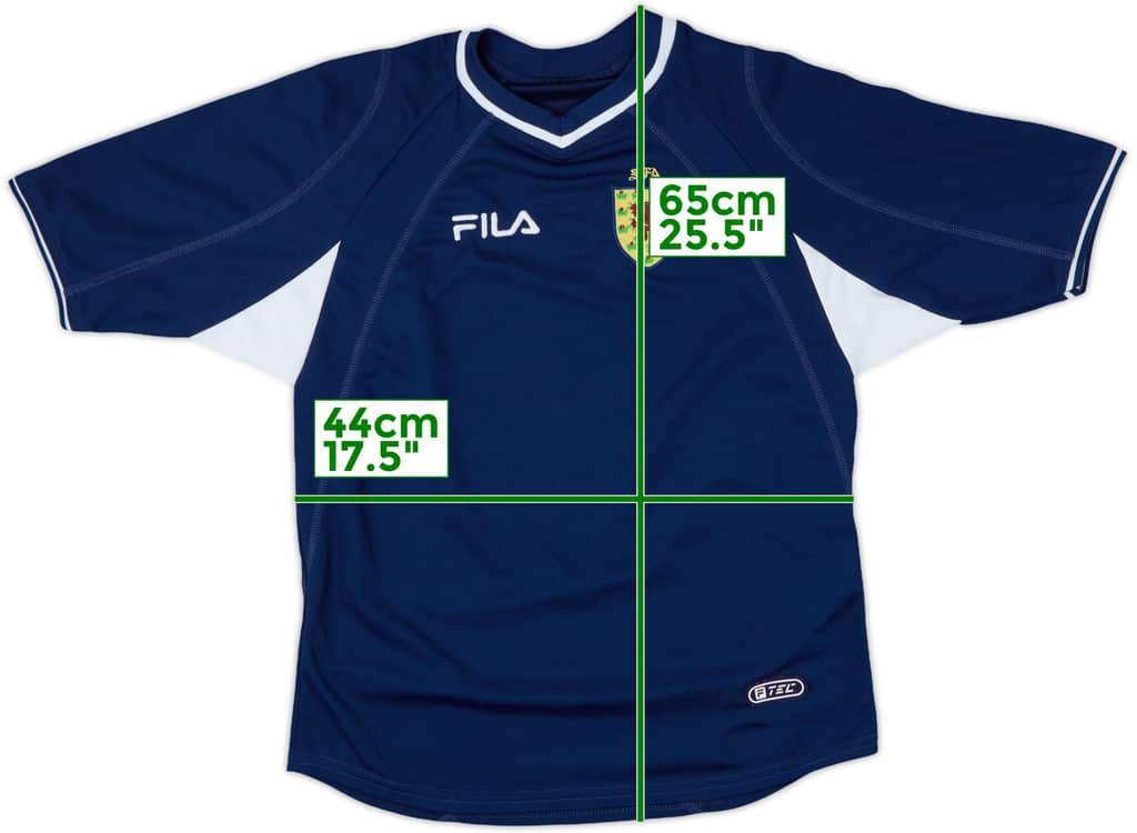 2000-02 Scotland Home Shirt - 8/10 - (L.Boys)