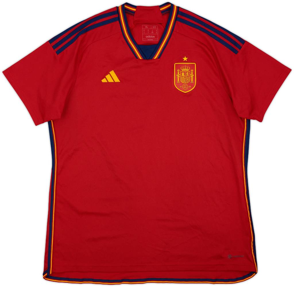 2022-23 Spain Home Shirt - 10/10 - (XL)