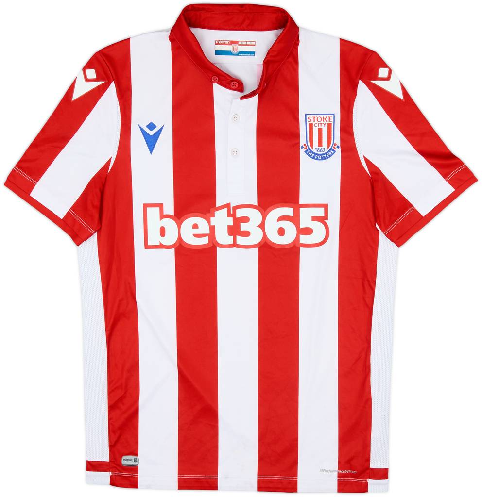 2019-20 Stoke City Home Shirt - 7/10 - (S)