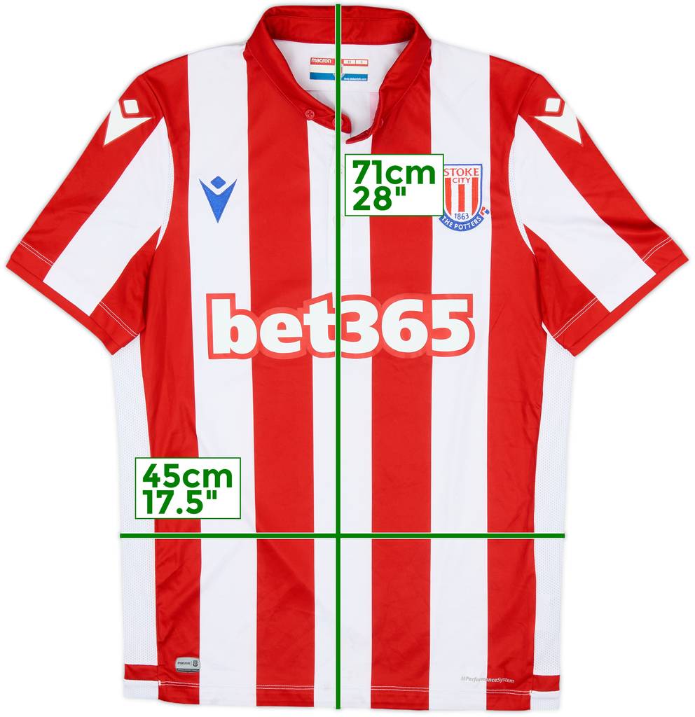 2019-20 Stoke City Home Shirt - 7/10 - (S)
