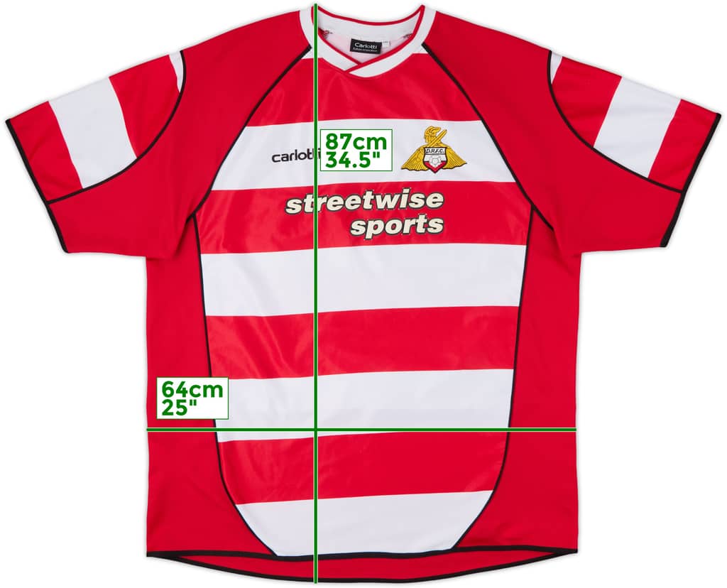 2007-08 Doncaster Rovers Home Shirt - 8/10 - (XXL)