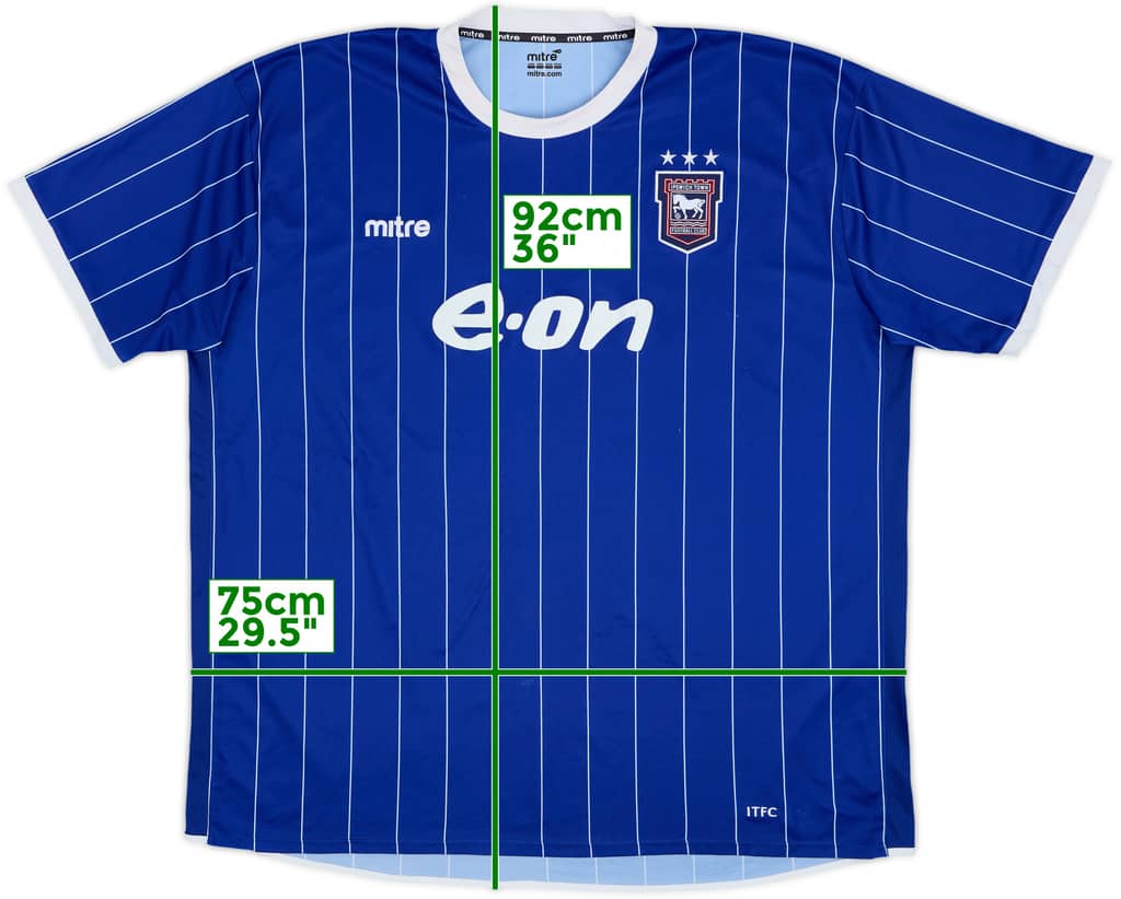 2007-08 Ipswich Home Shirt - 6/10 - (5XL)