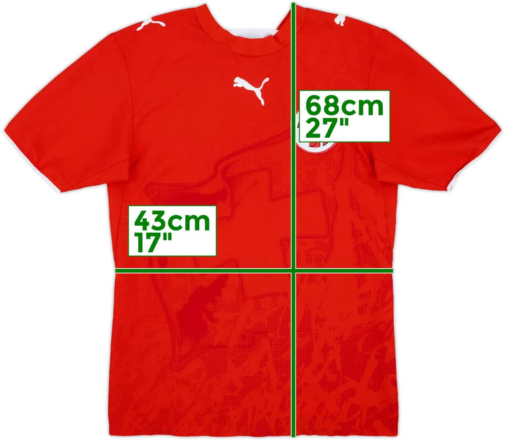 2006-08 Switzerland Home Shirt - 9/10 - (XS)