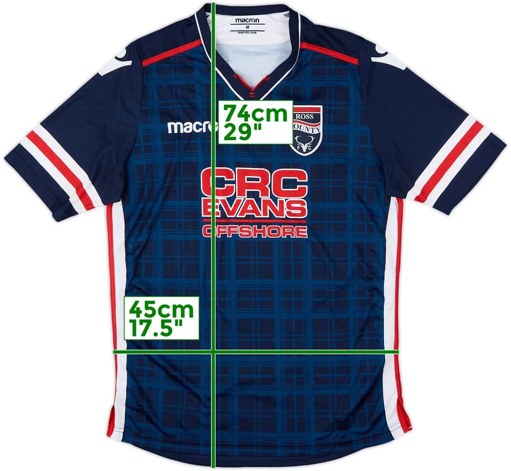 2017-18 Ross County Home Shirt - 8/10 - (M)