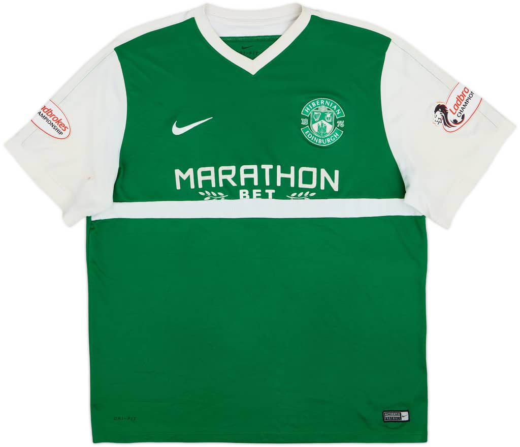 2017-18 Hibernian Home Shirt - 3/10 - (XXL)