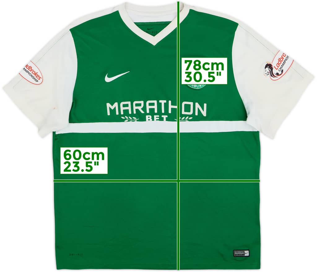 2017-18 Hibernian Home Shirt - 3/10 - (XXL)