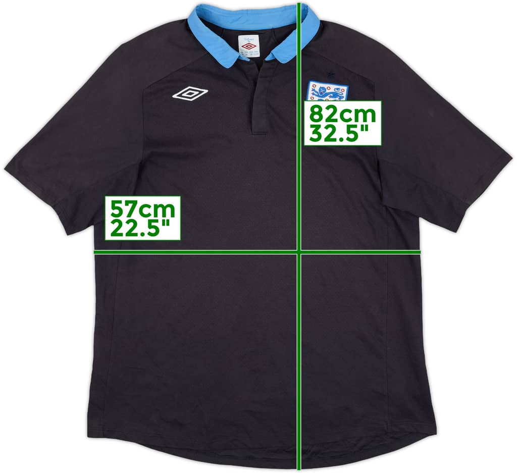 2011-12 England Away Shirt - 6/10 - (XXL)