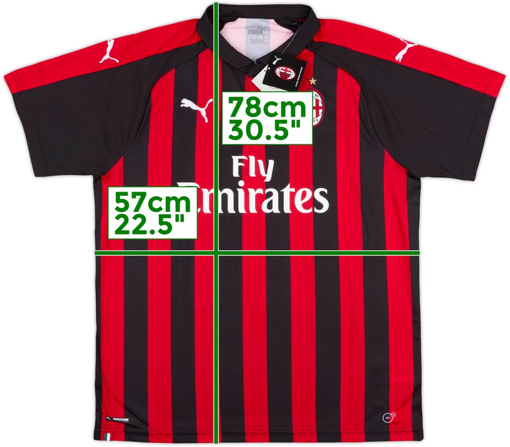 2018-19 AC Milan Home Shirt (XL)