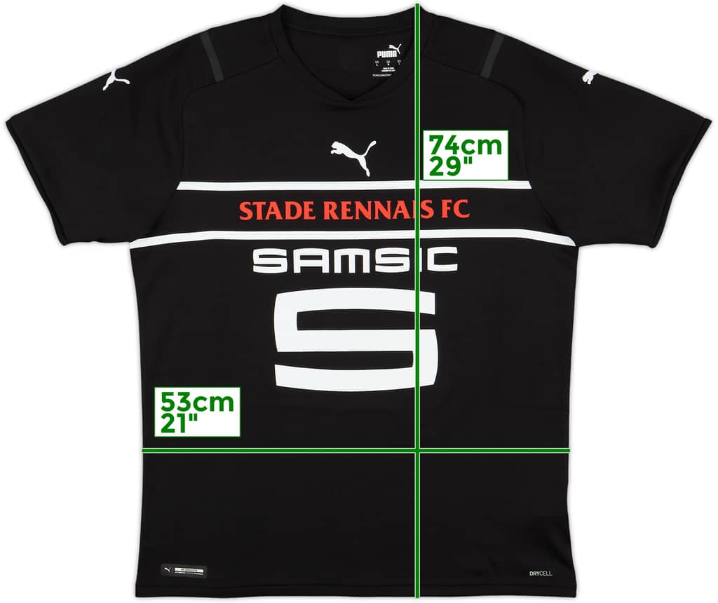 2021-22 Stade Rennais Third Shirt - 9/10 - (L)