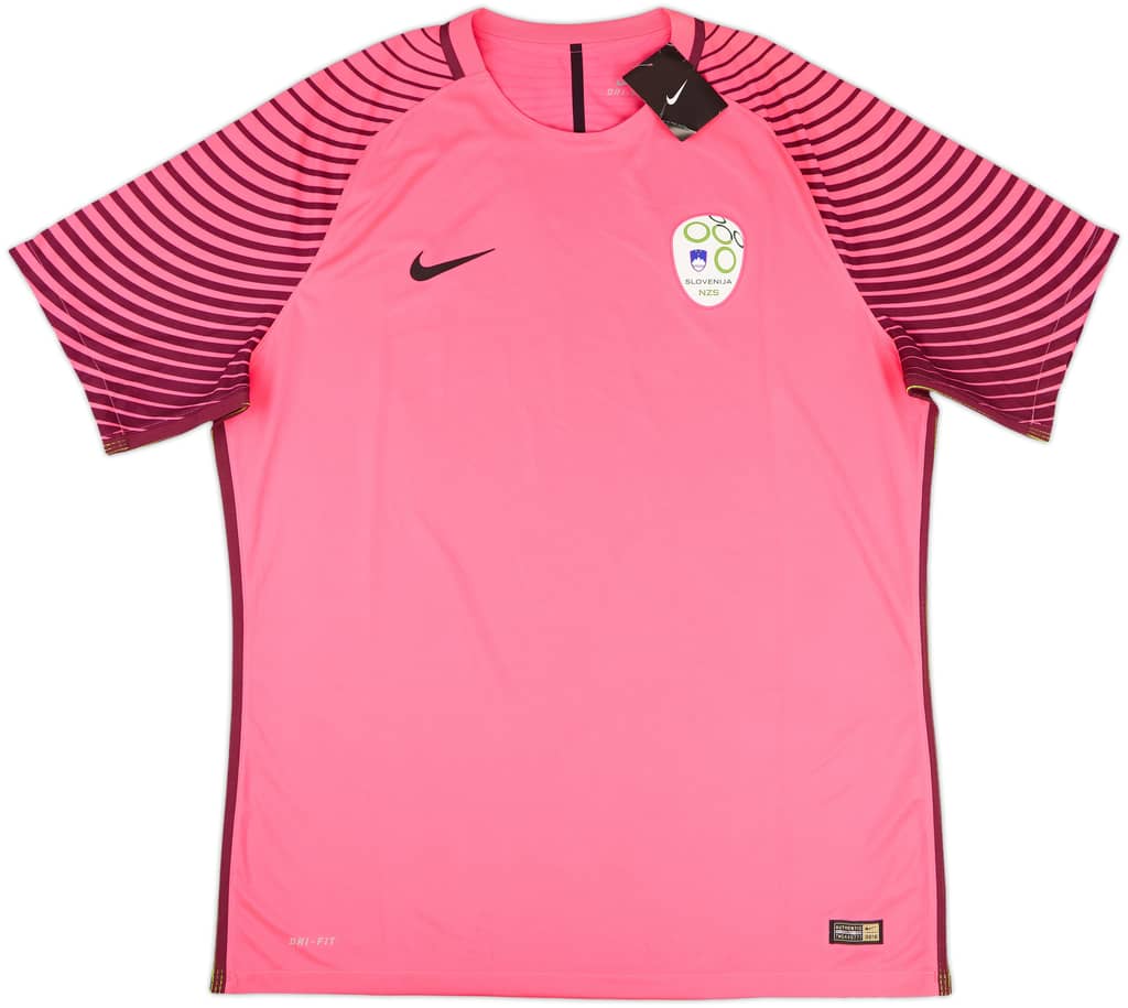 2016-17 Slovenia Player Issue GK S/SShirt (XXL)