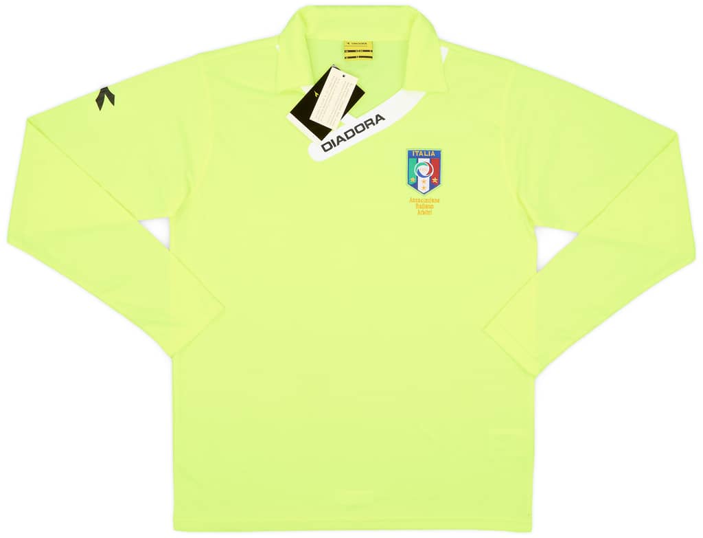 2010-11 Italy Diadora Referee L/S Shirt (S)