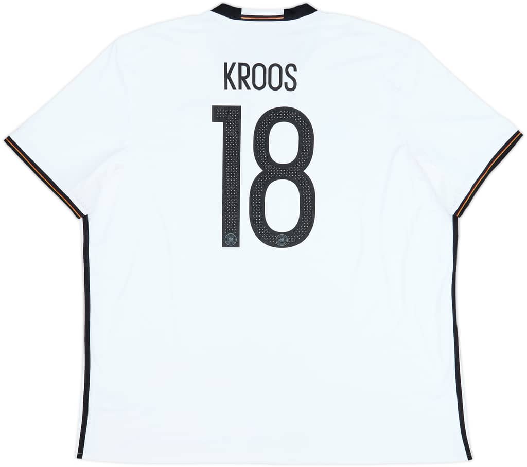 2015-16 Germany Home Shirt Kroos #18 - 9/10 - (3XL)