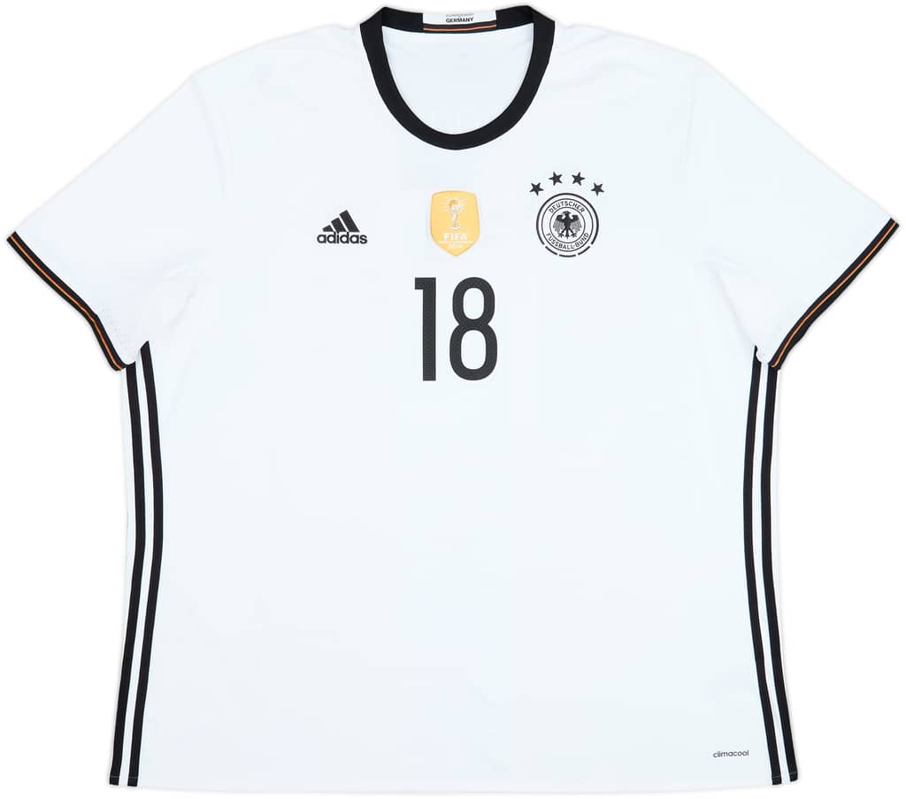 2015-16 Germany Home Shirt Kroos #18 - 9/10 - (3XL)