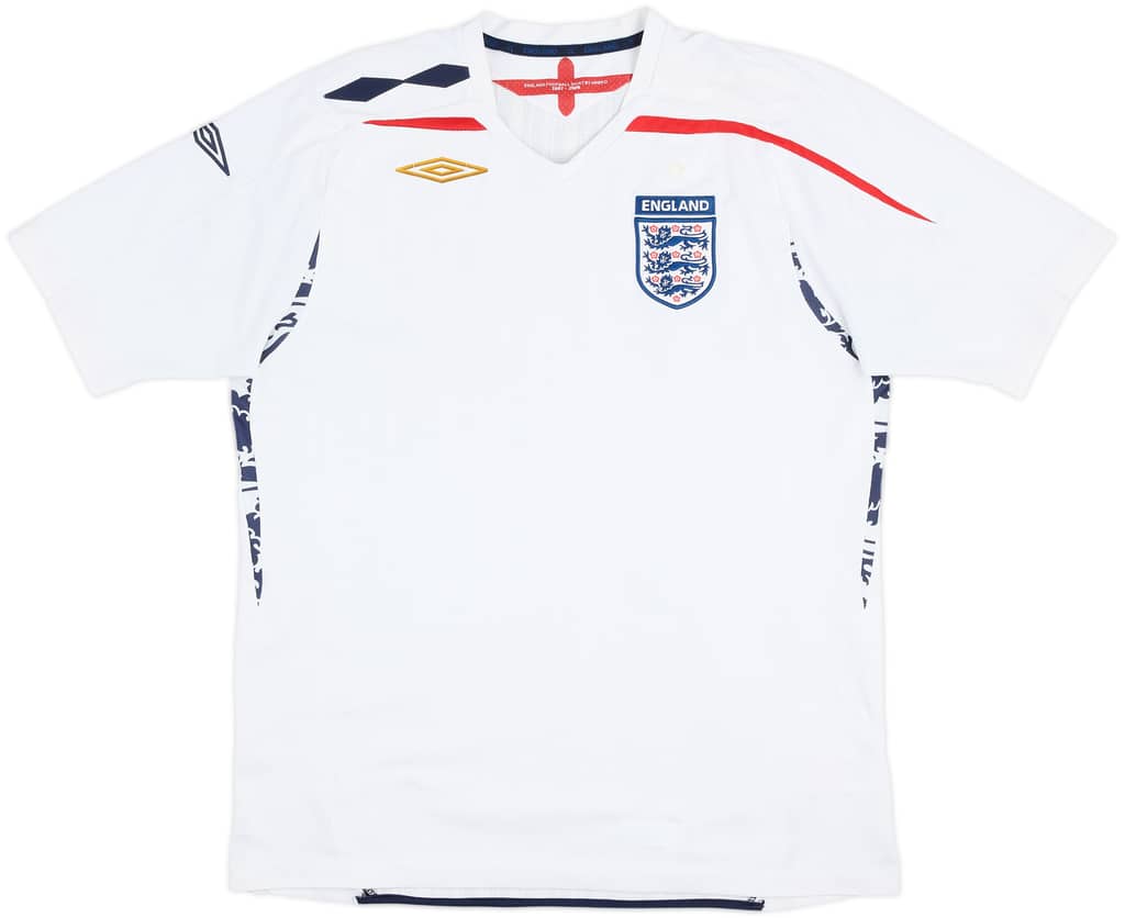 2007-09 England Home Shirt - 5/10 - (L)