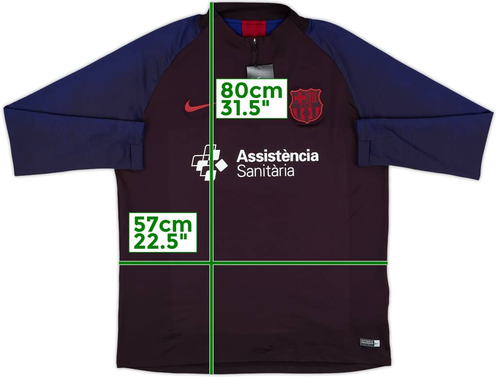 2019-20 Barcelona Nike 1/4 Zip Training Top (XL)